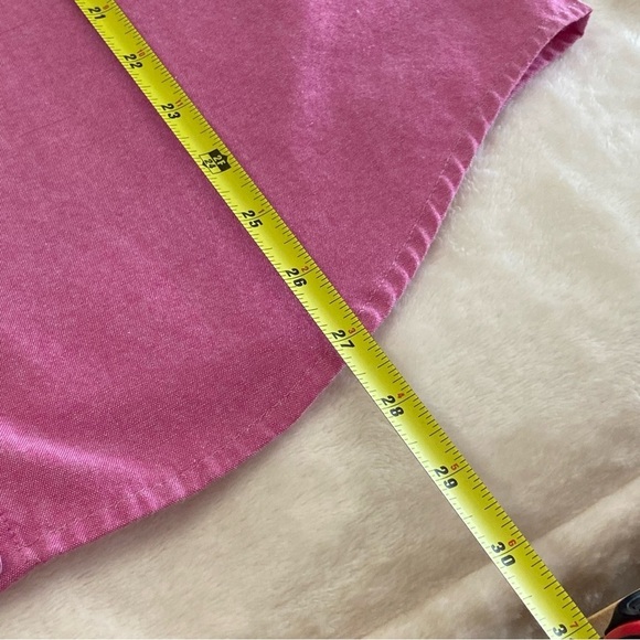 WRANGLER / Ladies Pink Pearl Snap Long Sleeve Western Shirt Size M - Picture 6 of 7